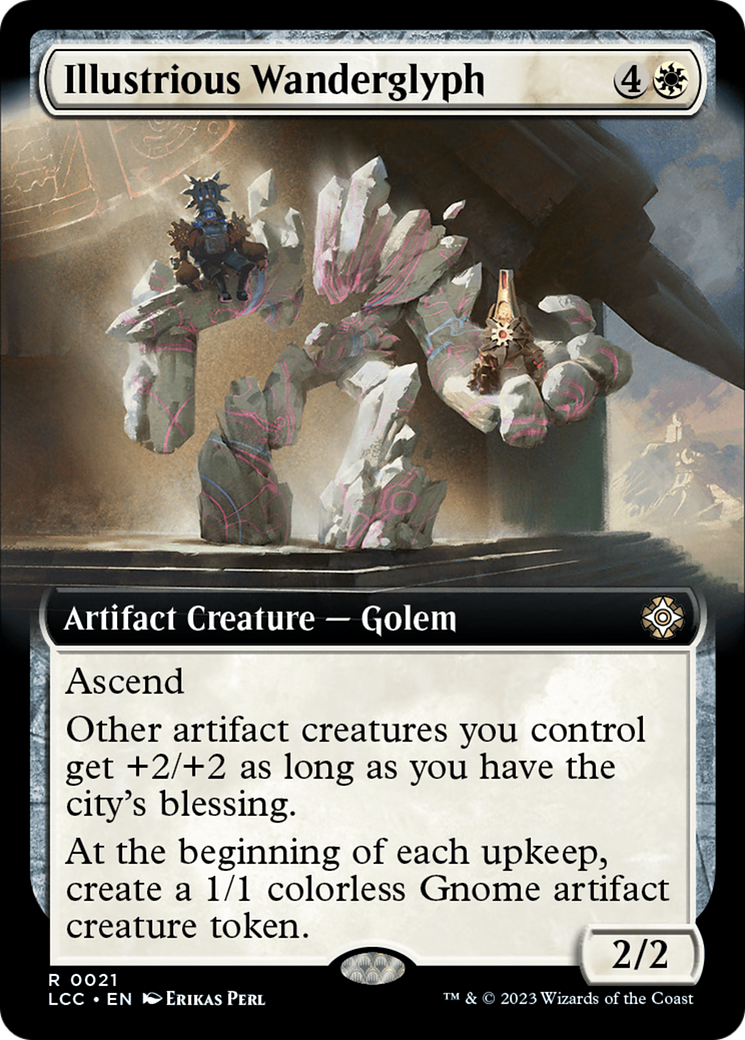 Illustrious Wanderglyph (Extended Art) [The Lost Caverns of Ixalan Commander] | Jomio and Rueliete's Cards and Comics