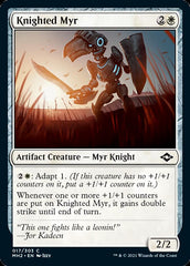 Knighted Myr [Modern Horizons 2] | Jomio and Rueliete's Cards and Comics