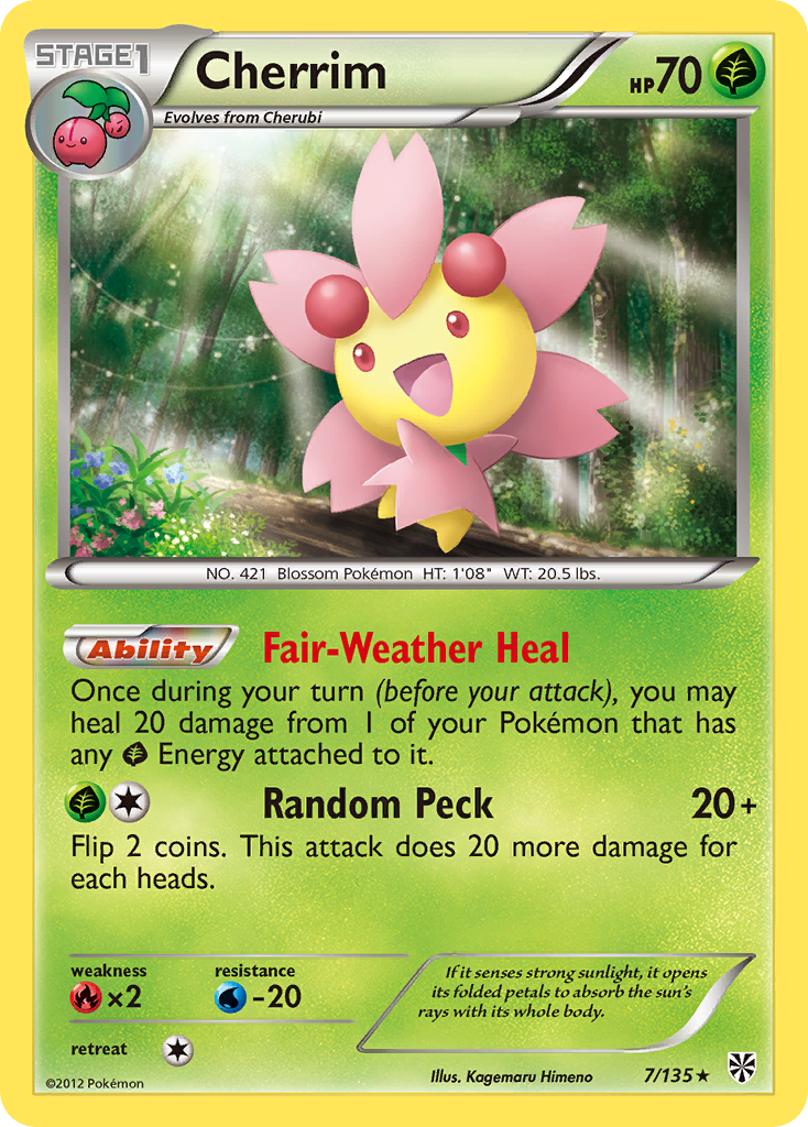 Cherrim (7/135) [Black & White: Plasma Storm] | Jomio and Rueliete's Cards and Comics