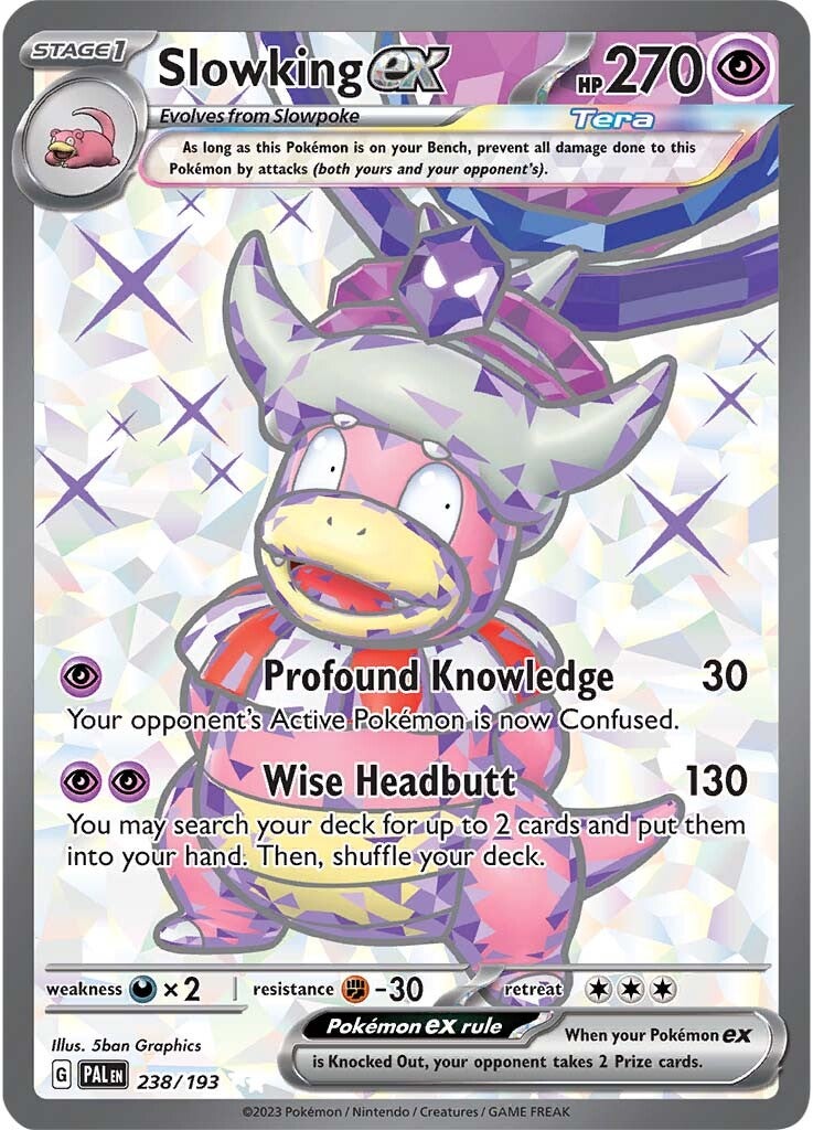 Slowking ex (238/193) [Scarlet & Violet: Paldea Evolved] | Jomio and Rueliete's Cards and Comics