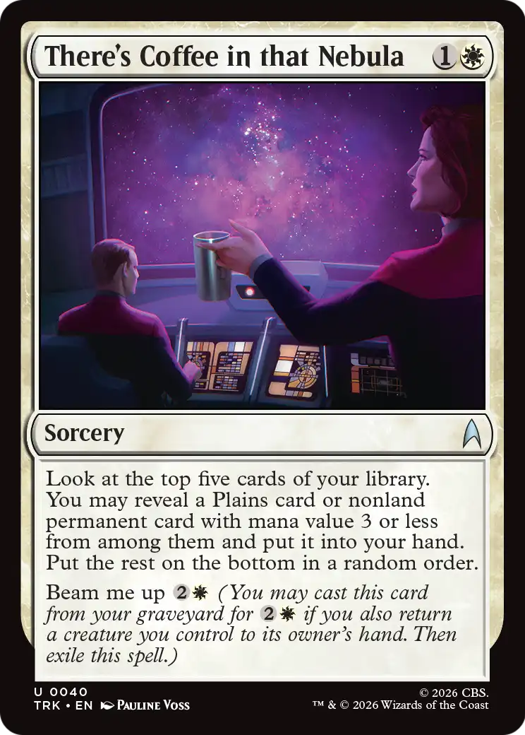 There's Coffee in that Nebula [Star Trek] | Jomio and Rueliete's Cards and Comics