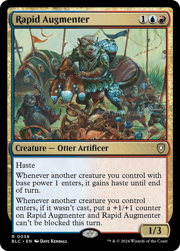 Rapid Augmenter [Bloomburrow Commander] | Jomio and Rueliete's Cards and Comics