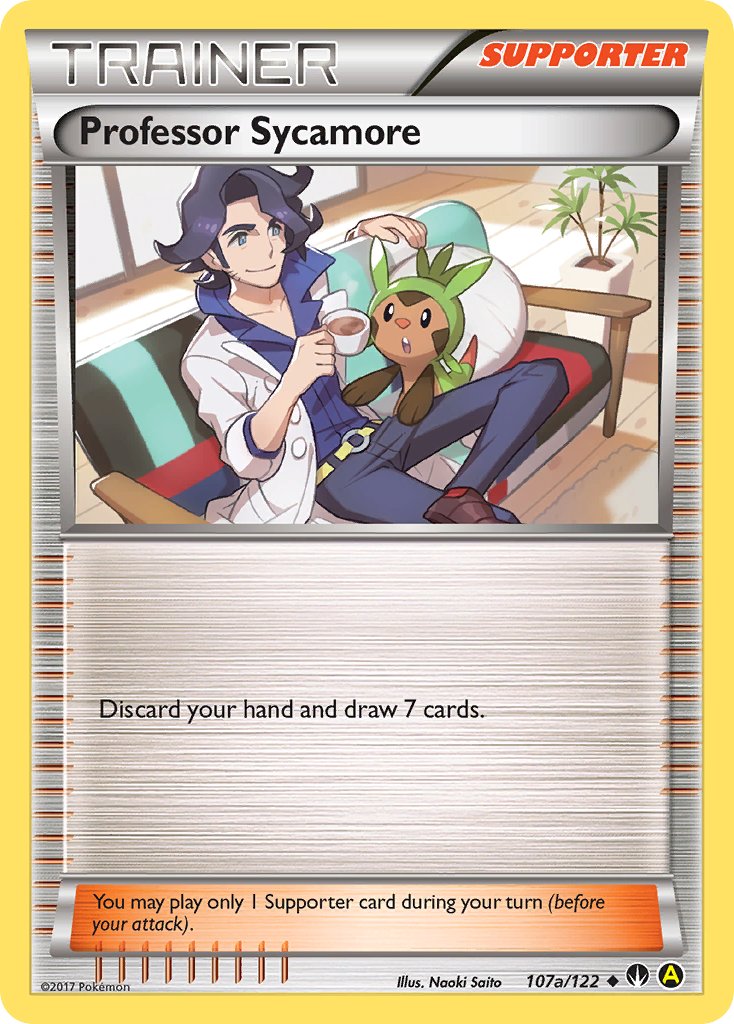 Professor Sycamore (107a/122) [Alternate Art Promos] | Jomio and Rueliete's Cards and Comics