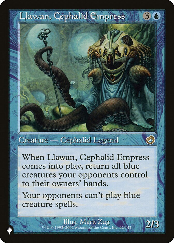 Llawan, Cephalid Empress [The List] | Jomio and Rueliete's Cards and Comics