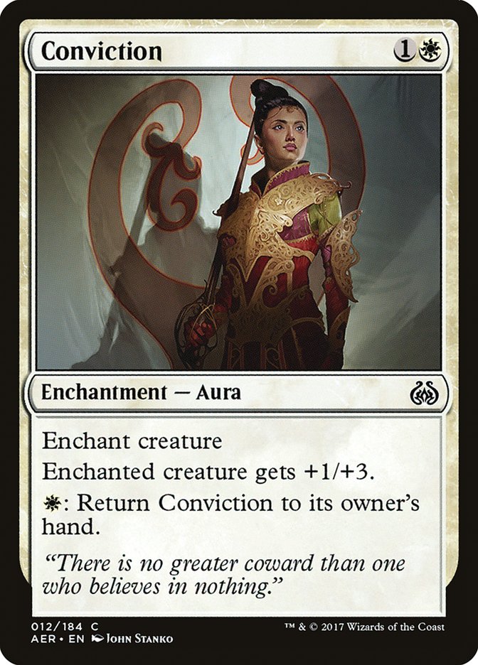 Conviction [Aether Revolt] | Jomio and Rueliete's Cards and Comics
