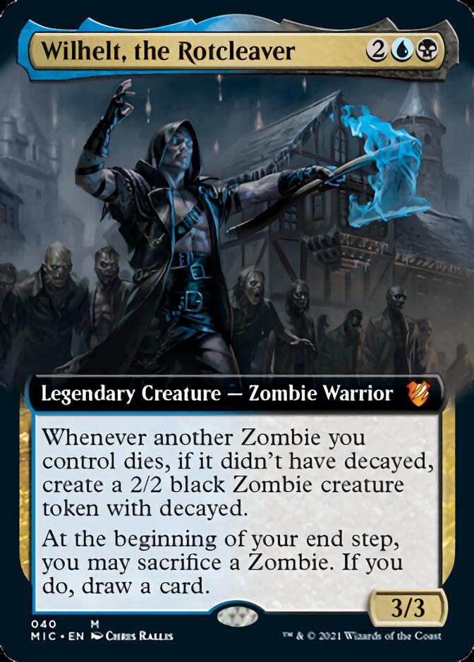 Wilhelt, the Rotcleaver (Extended Art) [Innistrad: Midnight Hunt Commander] | Jomio and Rueliete's Cards and Comics