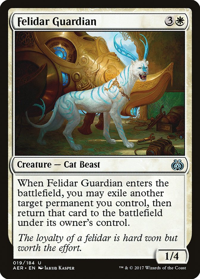 Felidar Guardian [Aether Revolt] | Jomio and Rueliete's Cards and Comics