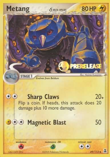 Metang (49/113) (Delta Species) (Prerelease Promo) [EX: Delta Species] | Jomio and Rueliete's Cards and Comics