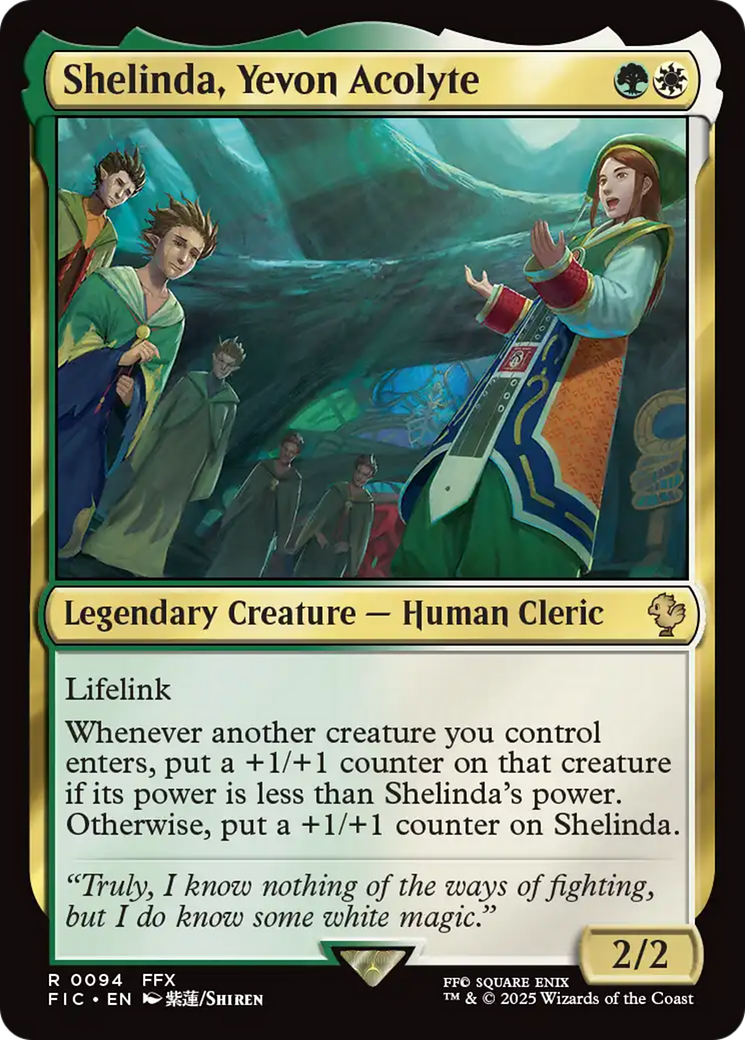 Shelinda, Yevon Acolyte [FINAL FANTASY Commander] | Jomio and Rueliete's Cards and Comics