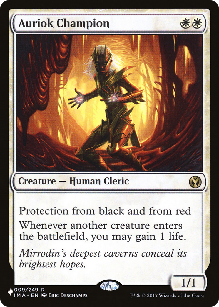 Auriok Champion [The List] | Jomio and Rueliete's Cards and Comics