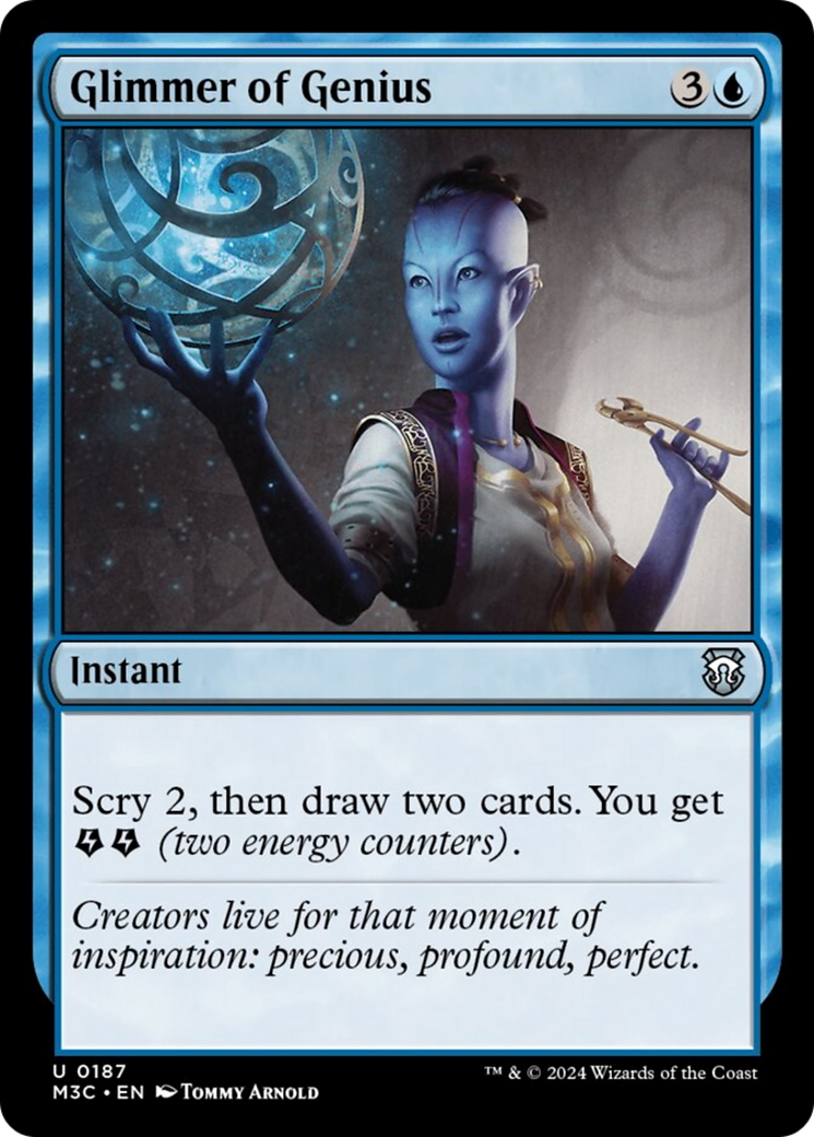 Glimmer of Genius (Ripple Foil) [Modern Horizons 3 Commander] | Jomio and Rueliete's Cards and Comics