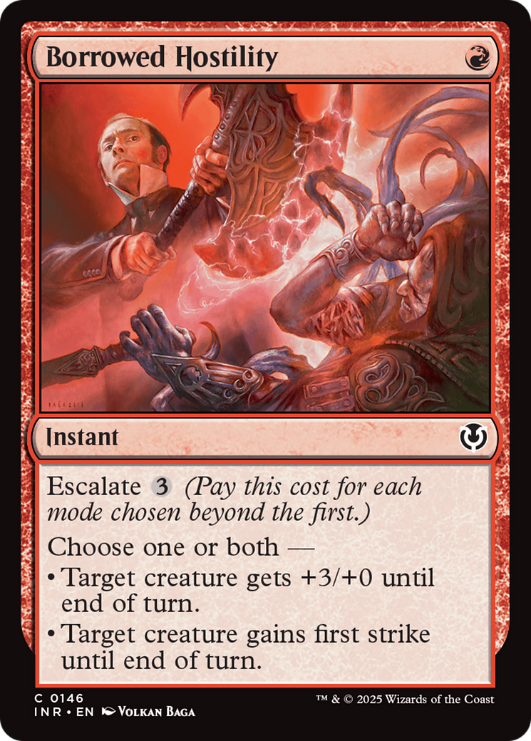 Borrowed Hostility [Innistrad Remastered] | Jomio and Rueliete's Cards and Comics