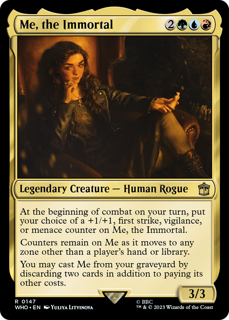 Me, the Immortal [Doctor Who] | Jomio and Rueliete's Cards and Comics