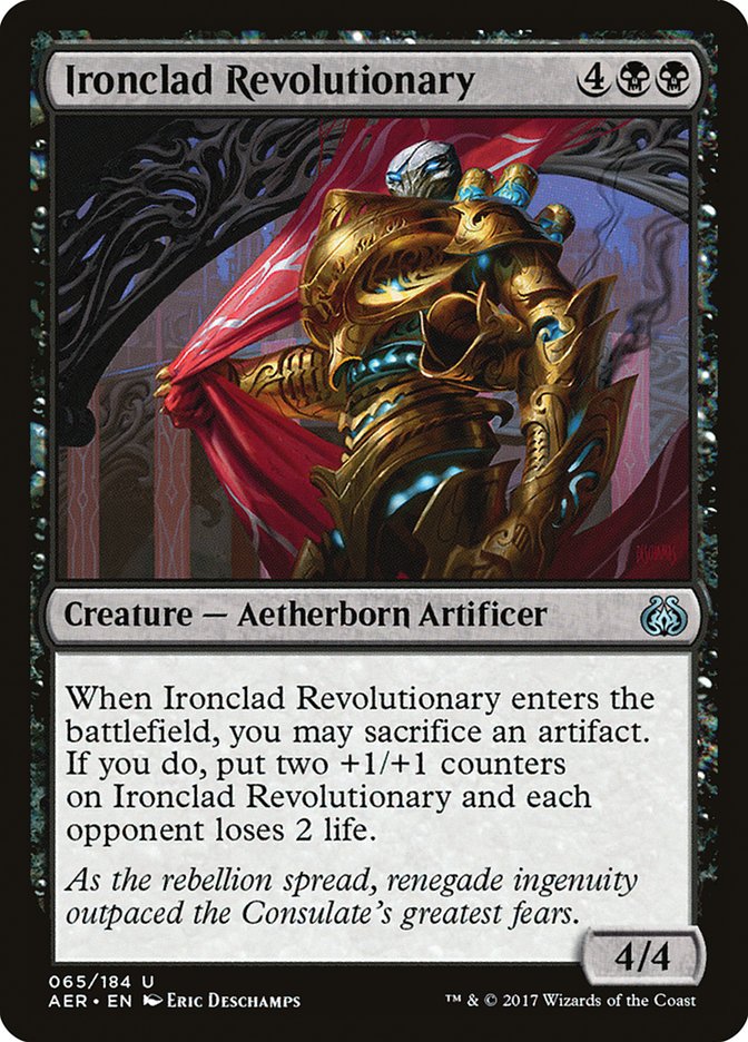 Ironclad Revolutionary [Aether Revolt] | Jomio and Rueliete's Cards and Comics