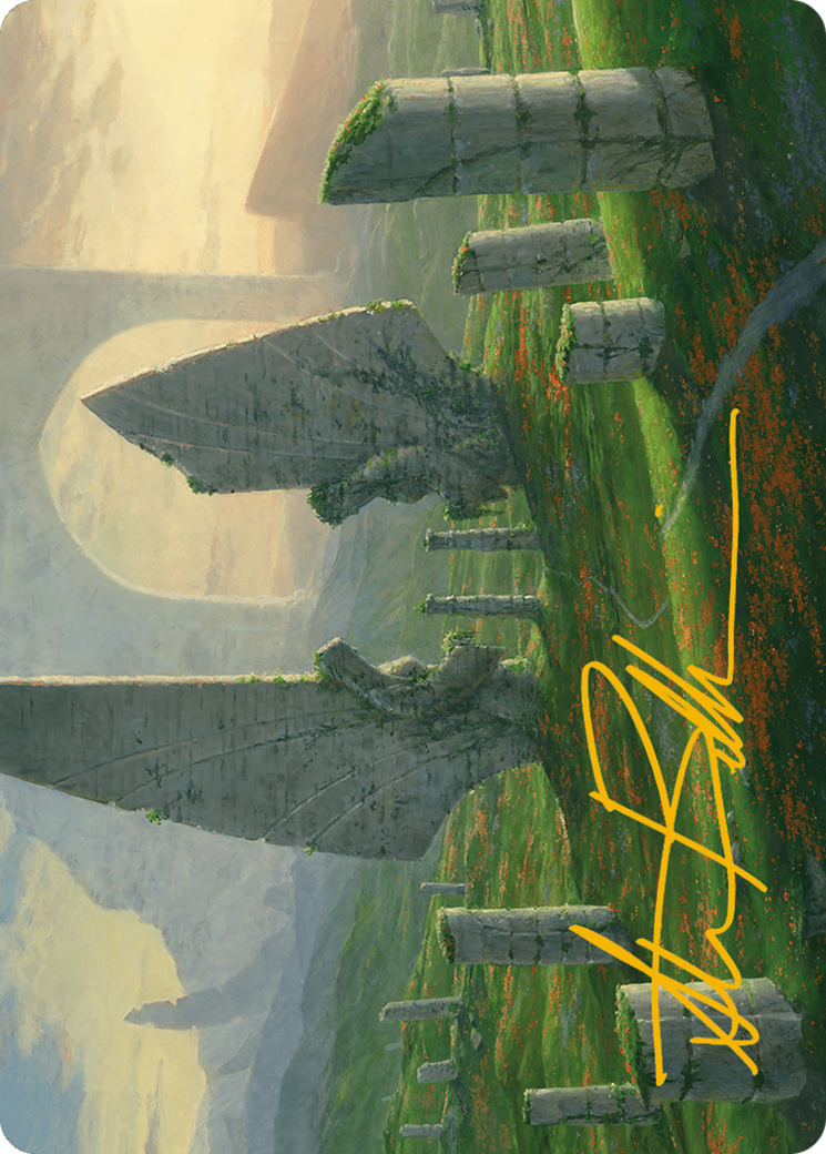 Monumental Henge Art Card (Gold-Stamped Signature) [Modern Horizons 3 Art Series] | Jomio and Rueliete's Cards and Comics