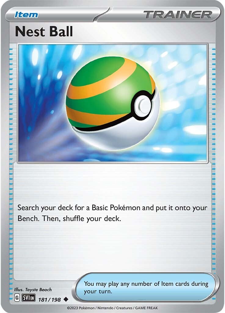 Nest Ball (181/198) [Scarlet & Violet: Base Set] | Jomio and Rueliete's Cards and Comics