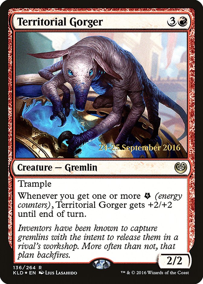 Territorial Gorger [Kaladesh Prerelease Promos] | Jomio and Rueliete's Cards and Comics