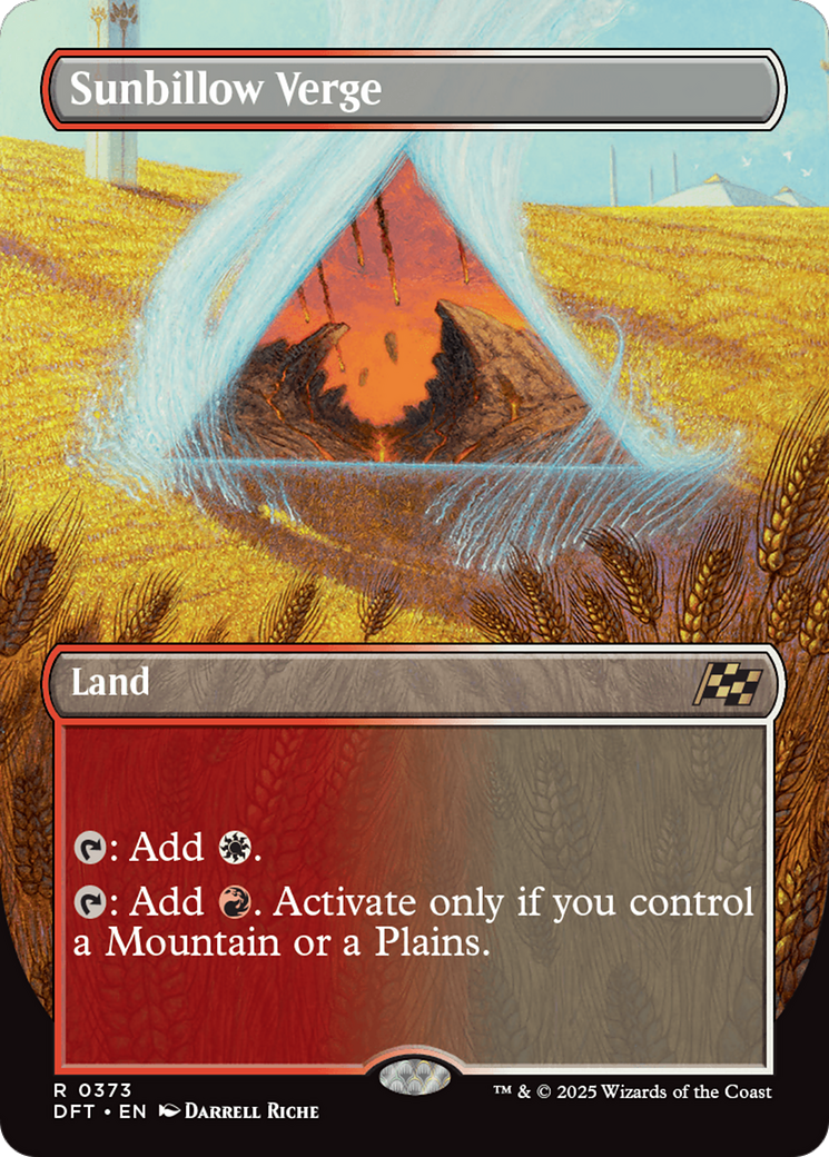 Sunbillow Verge (Borderless) [Aetherdrift] | Jomio and Rueliete's Cards and Comics