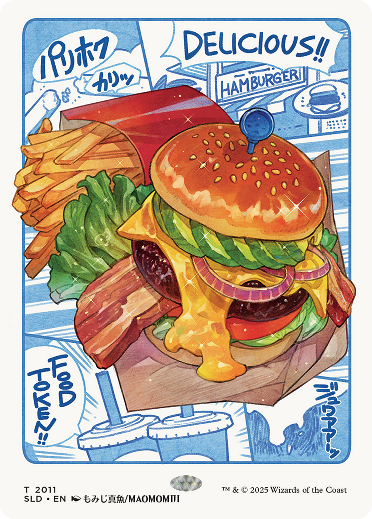 Food Token (2011) (Rainbow Foil) [Secret Lair Drop Series] | Jomio and Rueliete's Cards and Comics