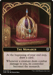 Soldier // The Monarch Double-Sided Token [Commander Legends Tokens] | Jomio and Rueliete's Cards and Comics