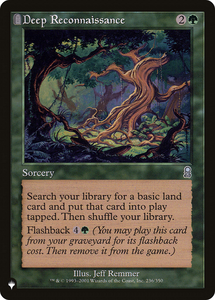 Deep Reconnaissance [The List] | Jomio and Rueliete's Cards and Comics
