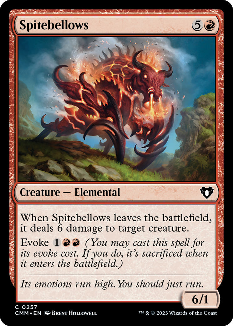 Spitebellows [Commander Masters] | Jomio and Rueliete's Cards and Comics