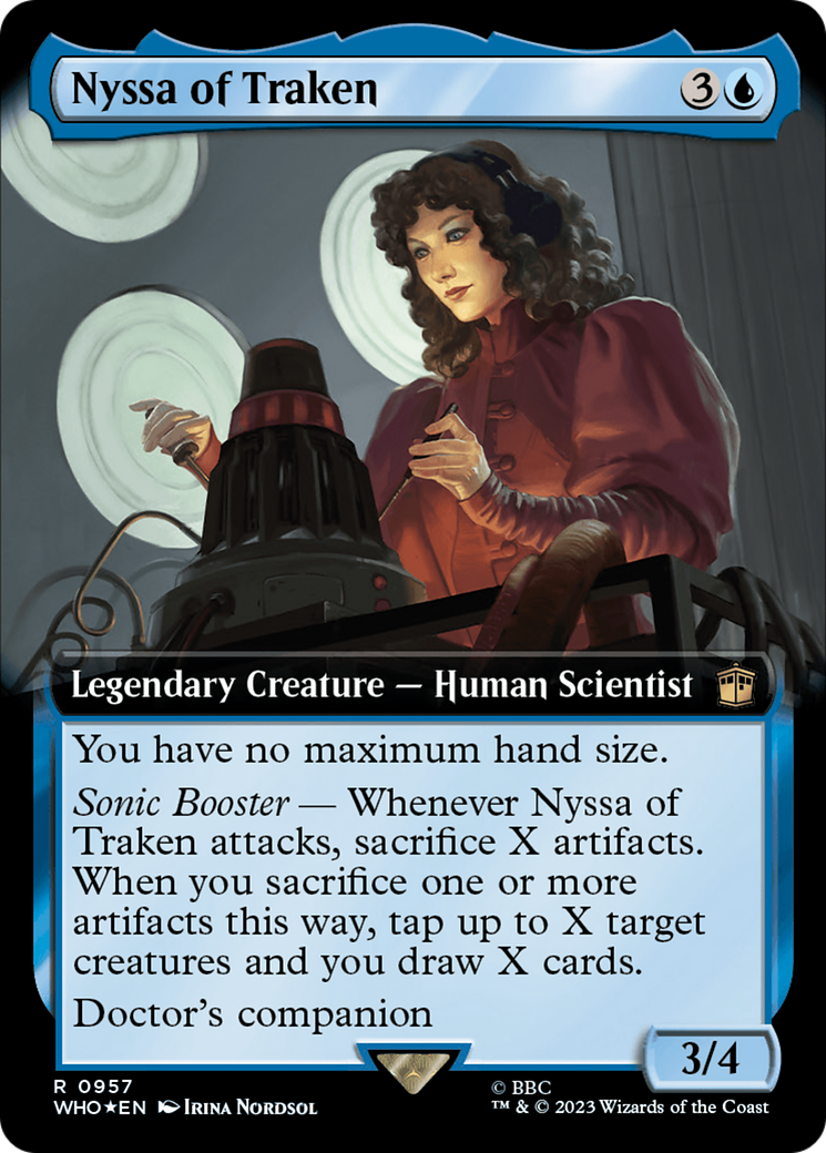 Nyssa of Traken (Extended Art) (Surge Foil) [Doctor Who] | Jomio and Rueliete's Cards and Comics