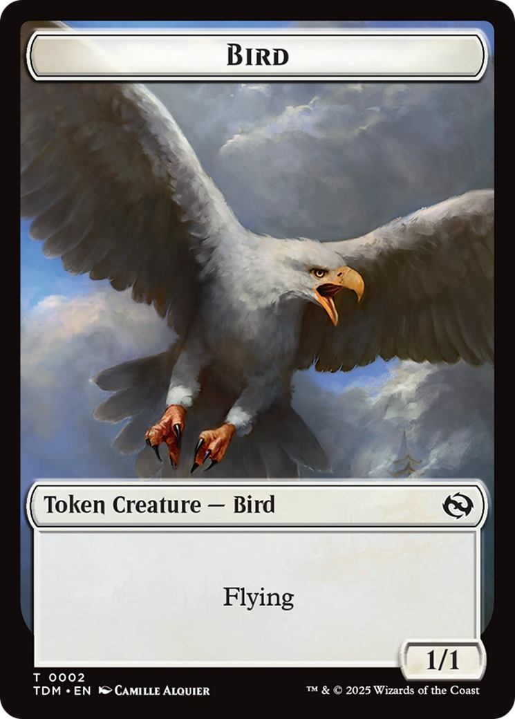 Thopter // Bird Double-Sided Token [Tarkir: Dragonstorm Commander Tokens] | Jomio and Rueliete's Cards and Comics