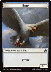 Inkling // Bird Double-Sided Token [Tarkir: Dragonstorm Commander Tokens] | Jomio and Rueliete's Cards and Comics