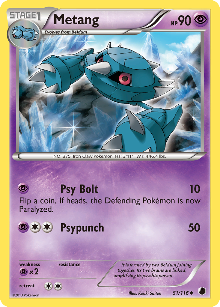 Metang (51/116) [Black & White: Plasma Freeze] | Jomio and Rueliete's Cards and Comics