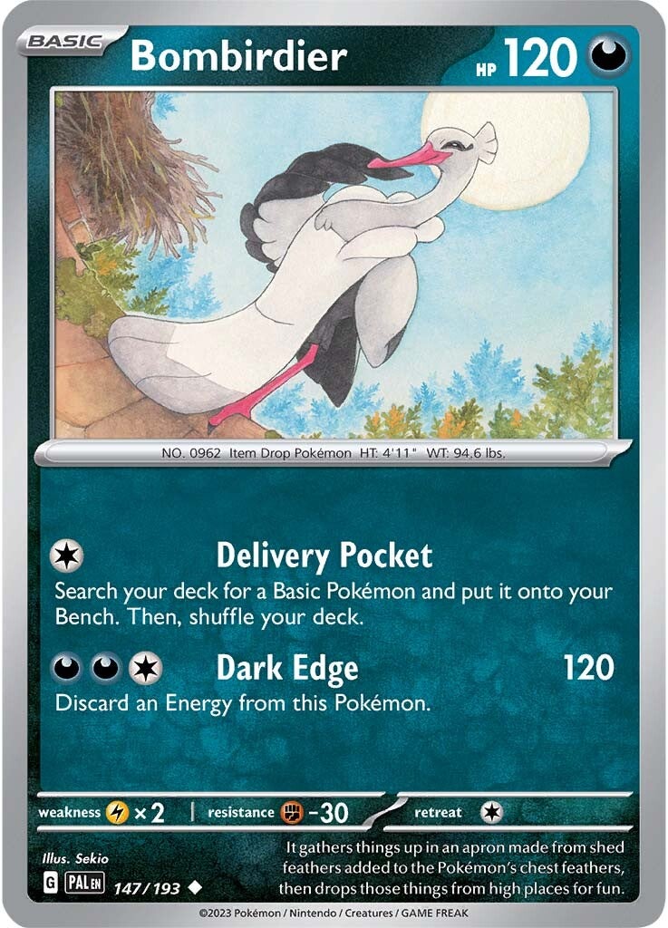Bombirdier (147/193) [Scarlet & Violet: Paldea Evolved] | Jomio and Rueliete's Cards and Comics