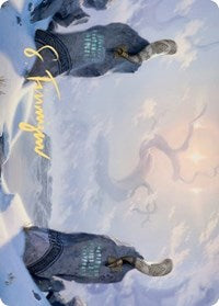 Snow-Covered Plains (276) Art Card (Gold-Stamped Signature) [Kaldheim Art Series] | Jomio and Rueliete's Cards and Comics