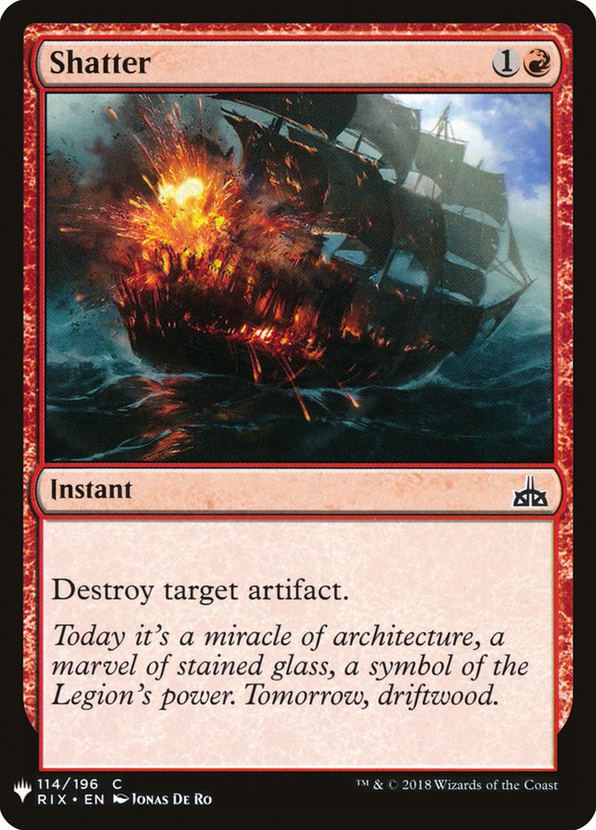 Shatter [Mystery Booster] | Jomio and Rueliete's Cards and Comics