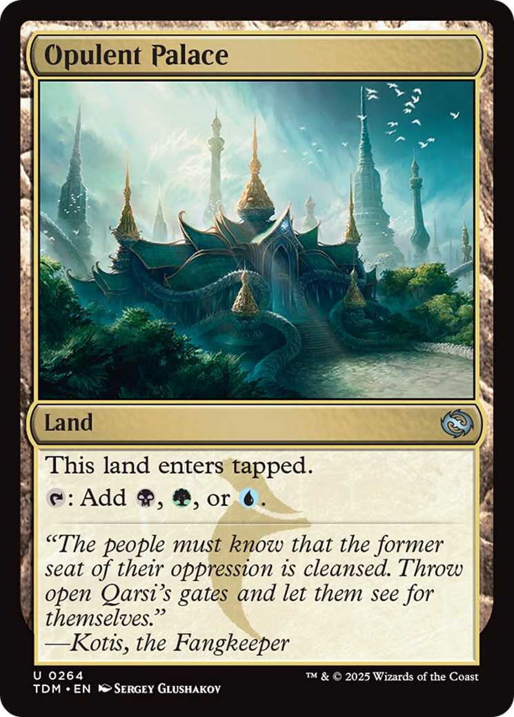 Opulent Palace [Tarkir: Dragonstorm] | Jomio and Rueliete's Cards and Comics