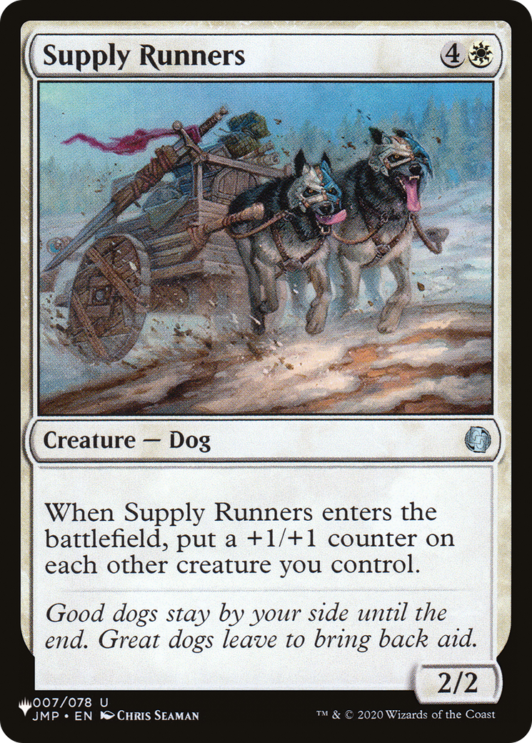 Supply Runners [The List] | Jomio and Rueliete's Cards and Comics