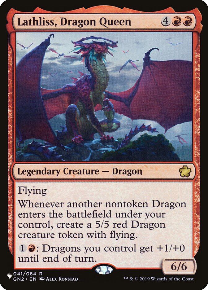 Lathliss, Dragon Queen [The List] | Jomio and Rueliete's Cards and Comics