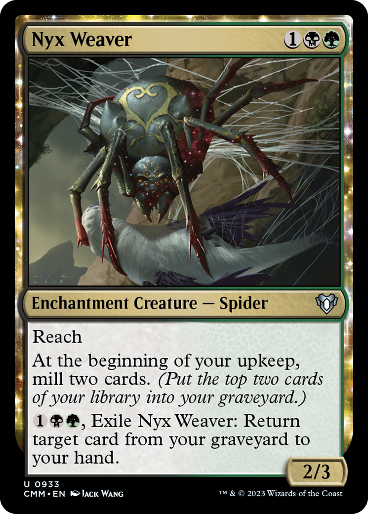 Nyx Weaver [Commander Masters] | Jomio and Rueliete's Cards and Comics