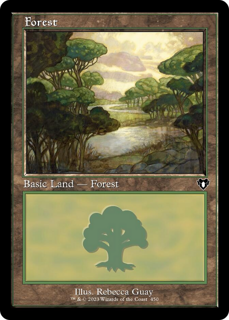 Forest (450) (Retro) [Commander Masters] | Jomio and Rueliete's Cards and Comics