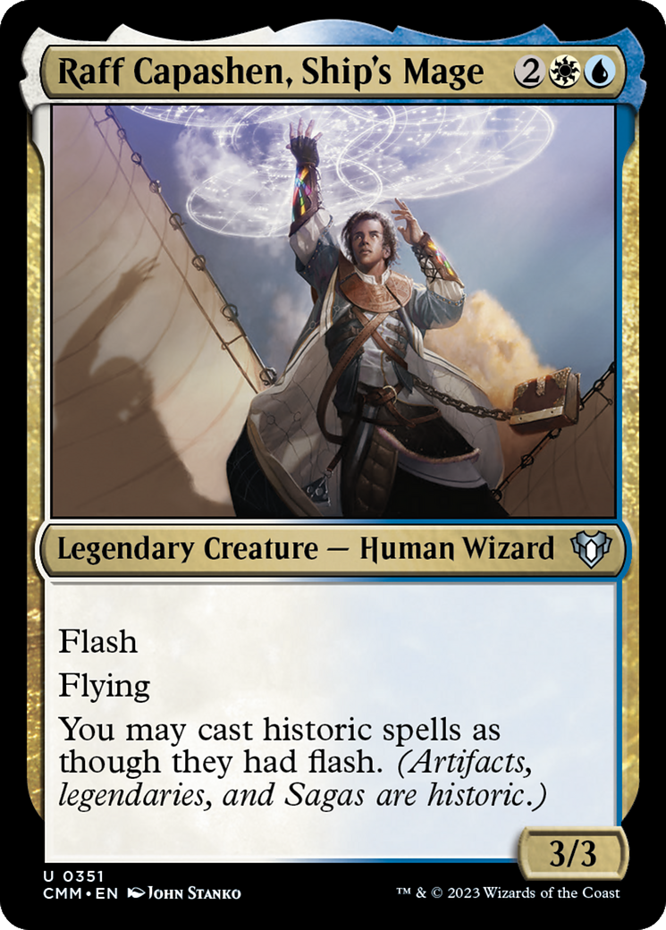 Raff Capashen, Ship's Mage [Commander Masters] | Jomio and Rueliete's Cards and Comics