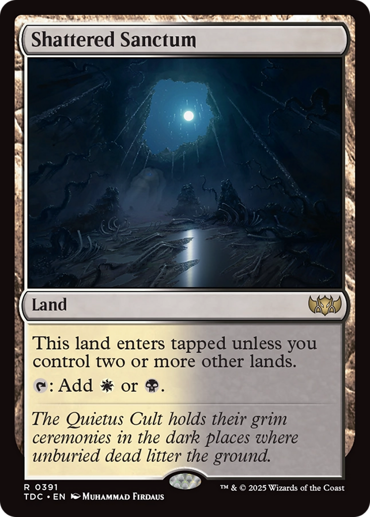 Shattered Sanctum [Tarkir: Dragonstorm Commander] | Jomio and Rueliete's Cards and Comics