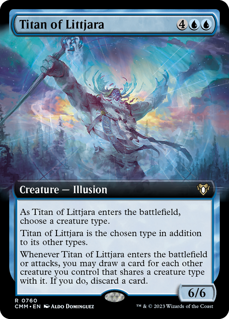 Titan of Littjara (Extended Art) [Commander Masters] | Jomio and Rueliete's Cards and Comics