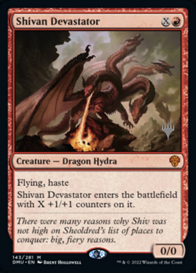 Shivan Devastator (Promo Pack) [Dominaria United Promos] | Jomio and Rueliete's Cards and Comics