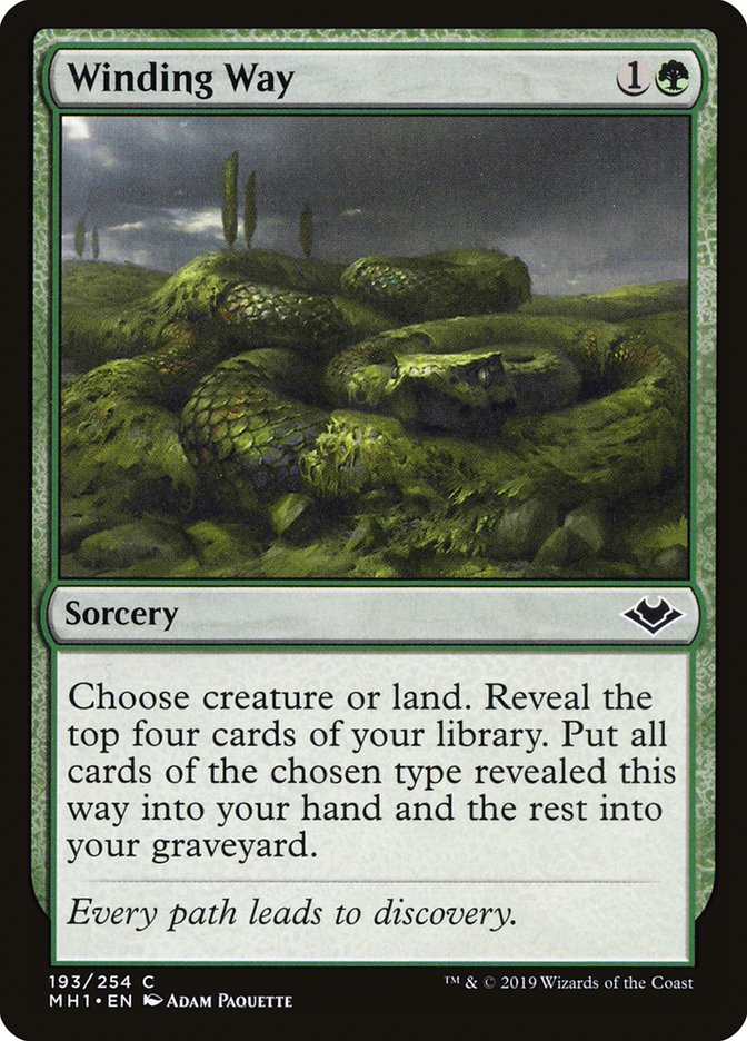 Winding Way [Modern Horizons] | Jomio and Rueliete's Cards and Comics