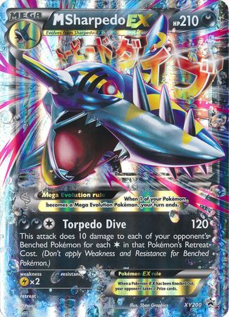 M Sharpedo EX (XY200) (Jumbo Card) [XY: Black Star Promos] | Jomio and Rueliete's Cards and Comics