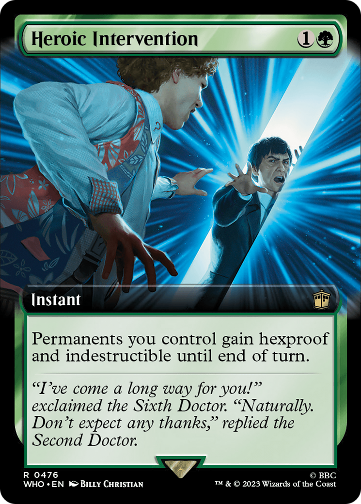 Heroic Intervention (Extended Art) [Doctor Who] | Jomio and Rueliete's Cards and Comics