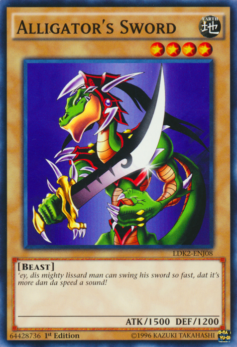 Alligator's Sword [LDK2-ENJ08] Common | Jomio and Rueliete's Cards and Comics