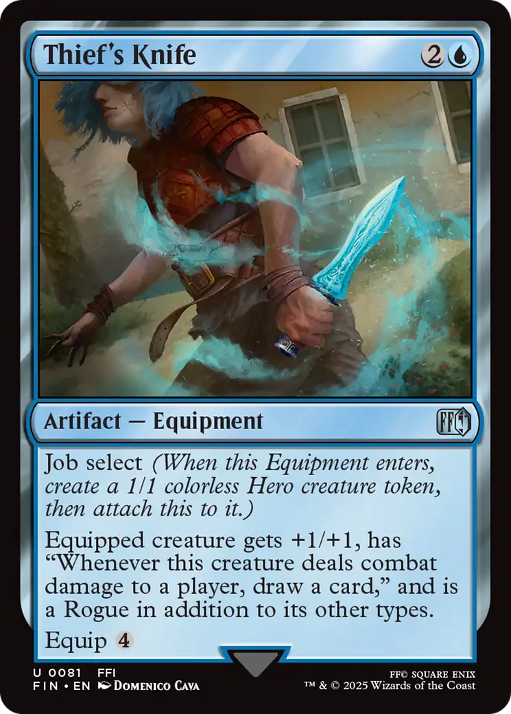 Thief's Knife [FINAL FANTASY] | Jomio and Rueliete's Cards and Comics