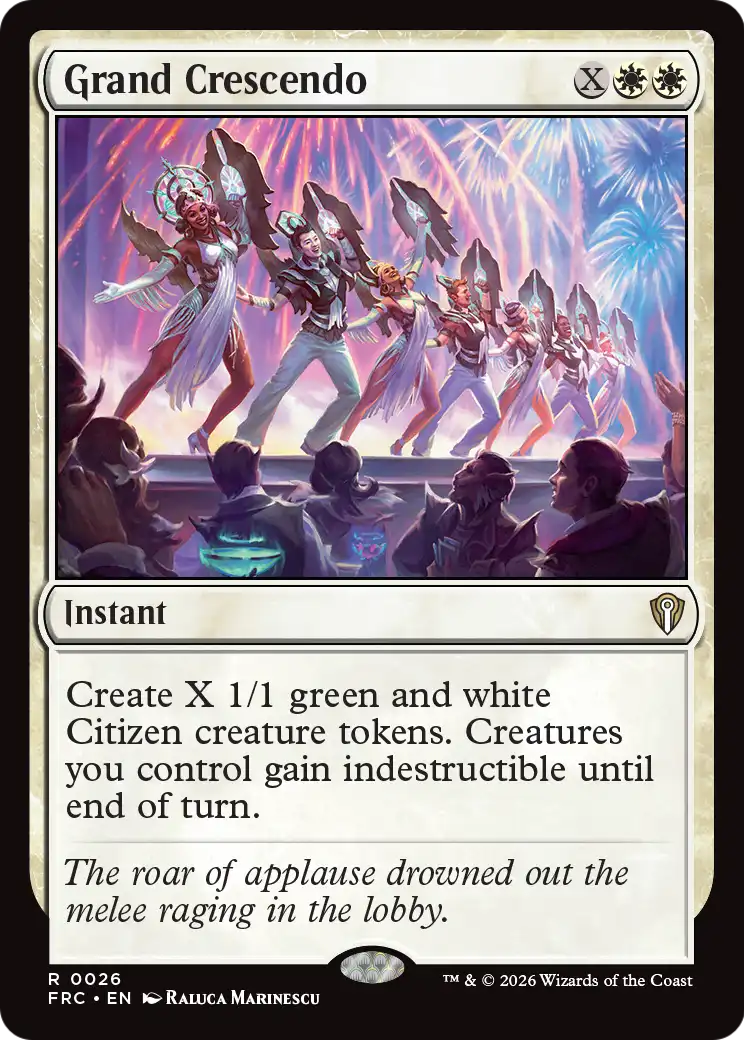 Grand Crescendo [Reality Fracture Commander] | Jomio and Rueliete's Cards and Comics