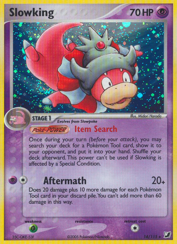 Slowking (14/115) [EX: Unseen Forces] | Jomio and Rueliete's Cards and Comics