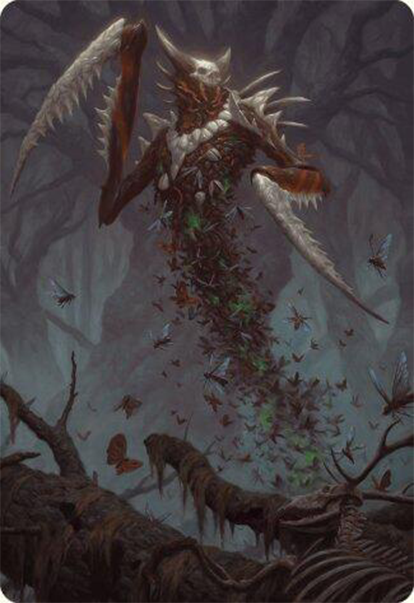 Grist, the Plague Swarm Art Card [Modern Horizons 3 Art Series] | Jomio and Rueliete's Cards and Comics